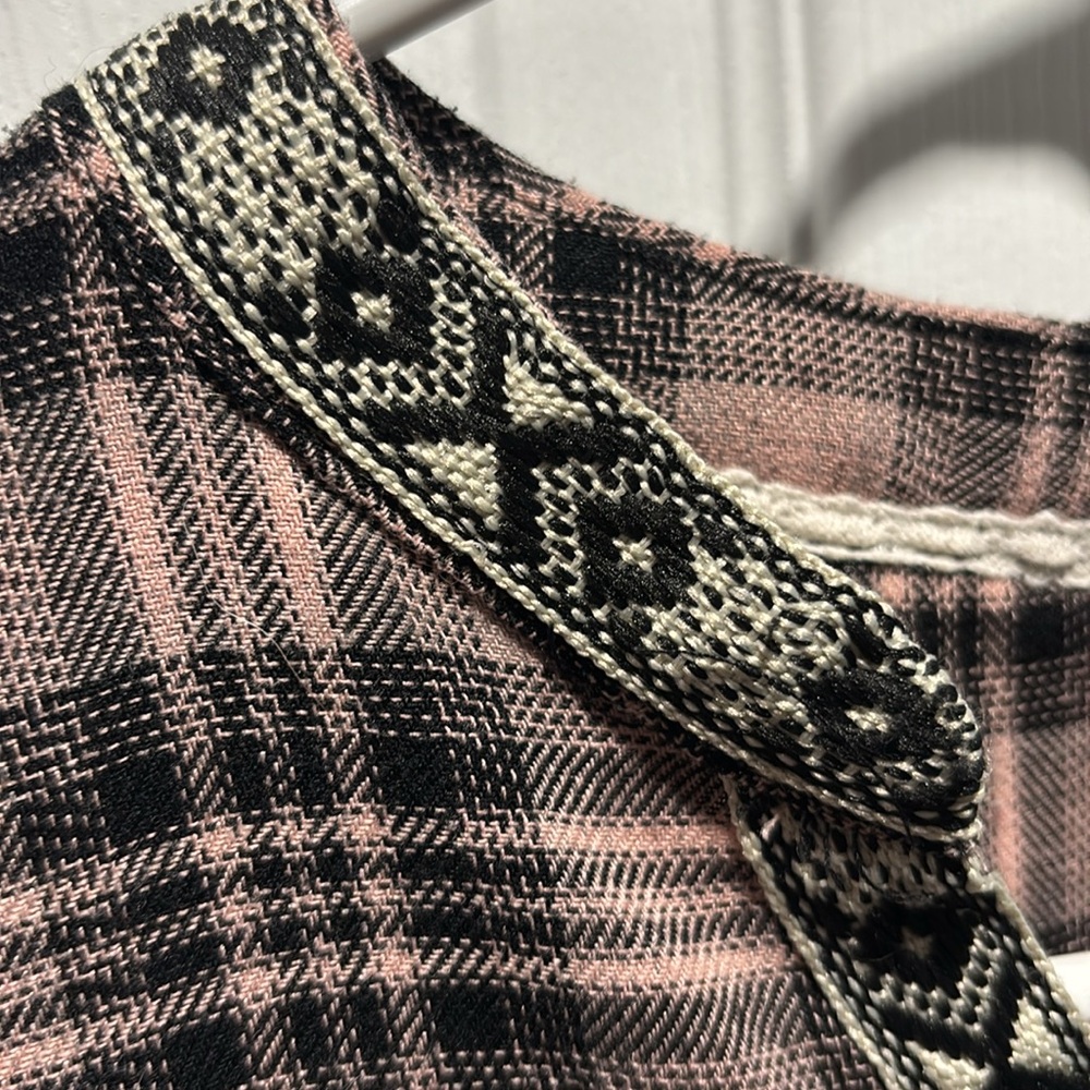 Knox Rose Pink Plaid Blouse - Picture 3 of 4
